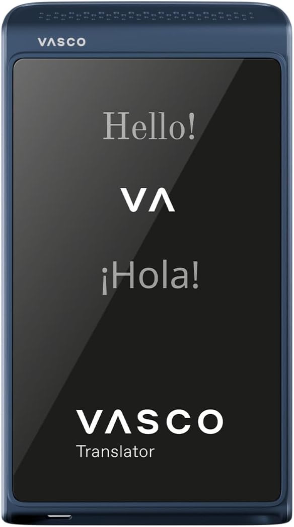 Vasco Translator Q1 | AI Voice Cloning Language Translator Device | 113