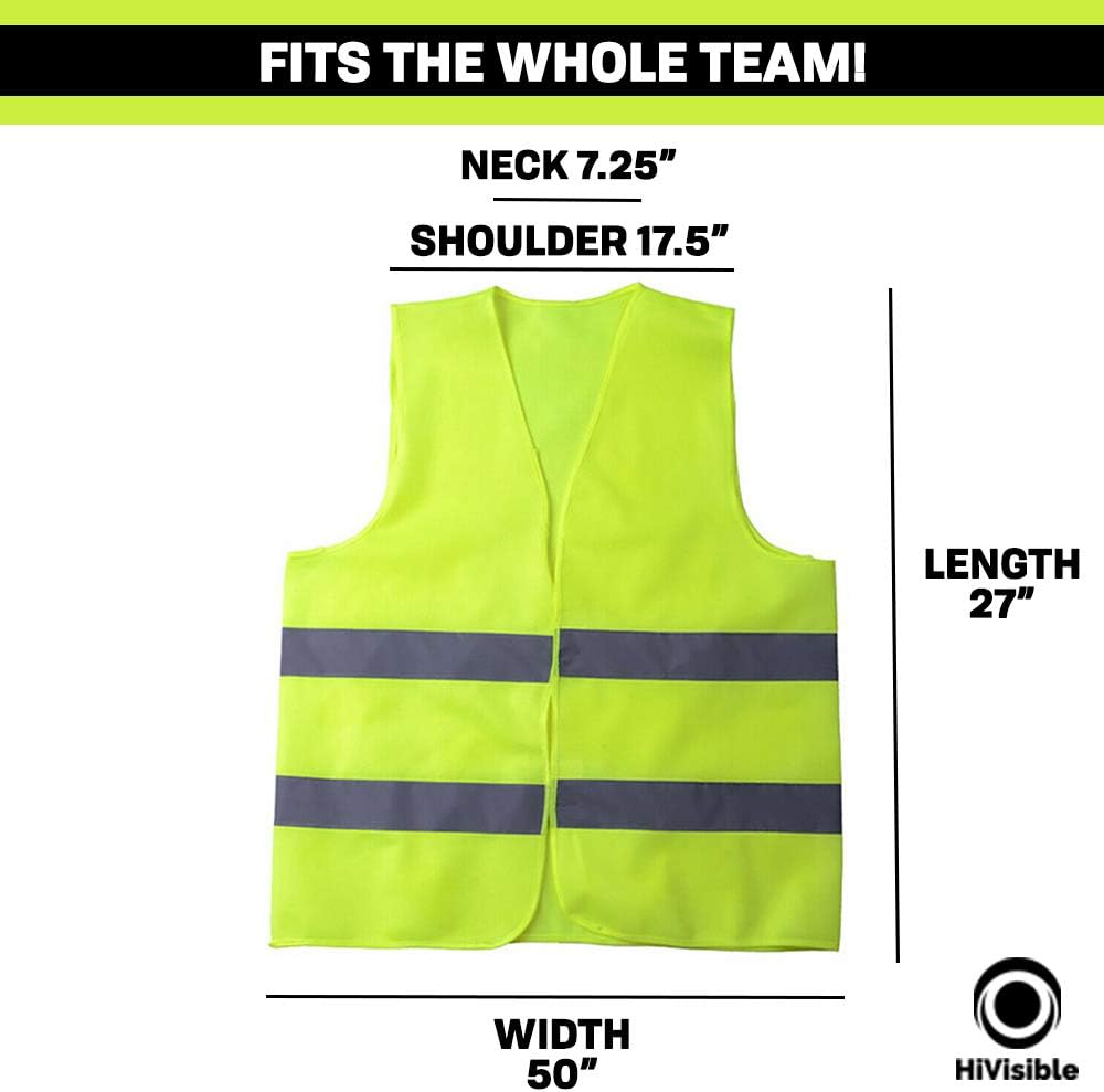 Safety Vests | Bulk Pack Reflective Vests for Men, Women & Kids - High Visibility Gear