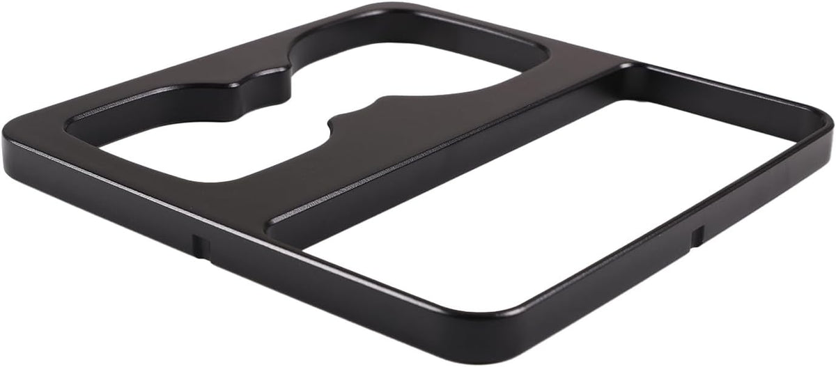Cup Holder Frame Trim Cover Compatible with Land Rover Defender 90 110 130 2020 2021, Center Console Cup Holder Expander Frame Trim Cover, 1Pcs (Black)