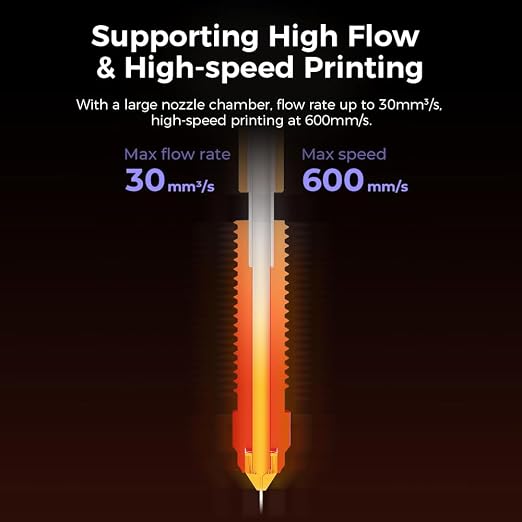Creality Official K1C/ K1 SE Nozzle, 0.4mm 1PCS Quick-Swap 3D Printer Nozzle Kit
