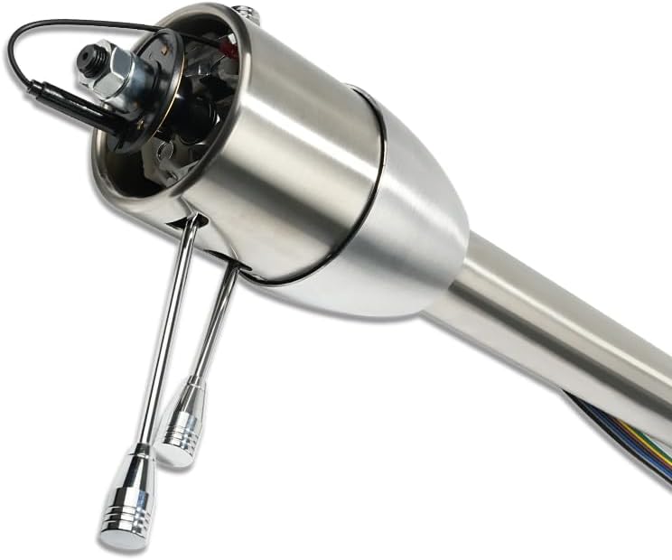 28" Natural Manual Steering Column & Adapter Fits GM 1969-1994