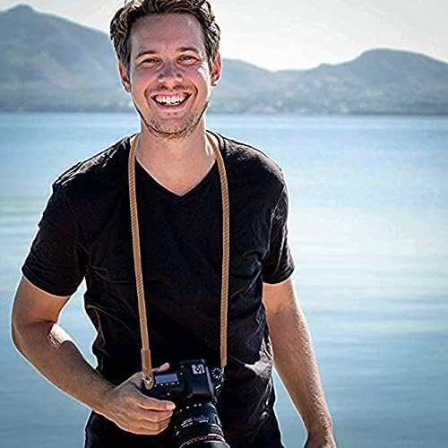 Camera Rope Strap 100cm Soft Cotton Camera Strap Vintage Neck Shoulder Belt