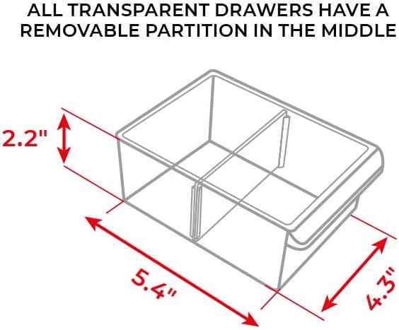 INTERTOOL Small Parts Organizer for Hardware & Screws | 18 Removable Bins with Dividers | Wall Mount or Desktop Craft & Lego Storage Cabinet | 19” x 15” x 7” BX08-4019