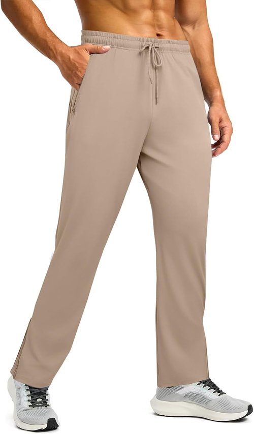 Auxo Men's Jogger Pants - Ergonomic Design for Athletic Training | Comfortable Running Fit with Ankle Zippers