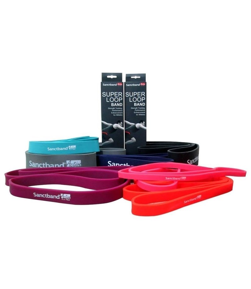 Sanctband Active Super Loop Band-Teal Size: 1 3/8" (W) x 3/16"(T) x 41" (LFL) Super Loop Band (Extra Heavy) Resistance Training