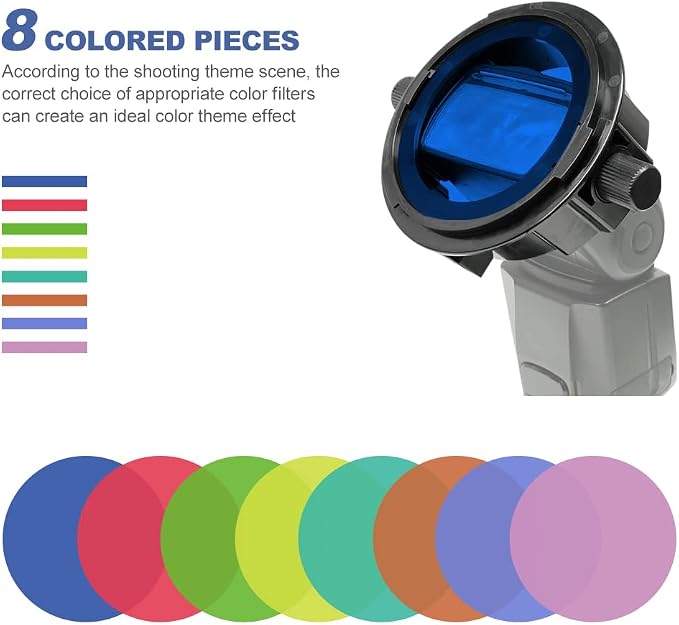 Photography Lighting Flash Diffuser Set, LENSGO Professional Flash Kit Flash