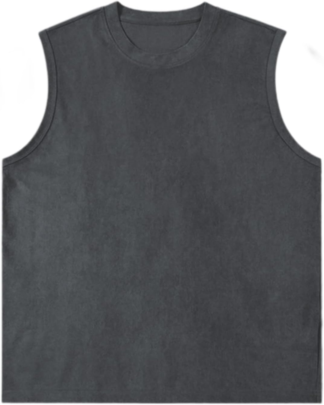 Wrenpies Men's Cotton Workout Tank Top - Sleeveless Acid Wash Muscle Tee for Gym & Beach