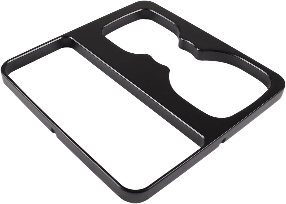 Cup Holder Frame Trim Cover Compatible with Land Rover Defender 90 110 130 2020 2021, Center Console Cup Holder Expander Frame Trim Cover, 1Pcs (Black)