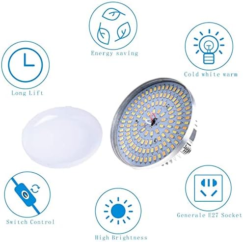 Skytex 2Pack 85W Photography Light Bulb 2700-6400K Colour Temperatures Dimmable