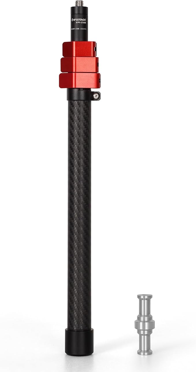 IFOOTAGE Carbon Fiber Camera Pole, 37-108cm/14.6-42.5in Extension Tube