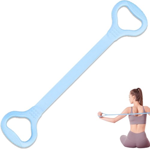 LEZER Figure 8 Resistance Band - Versatile Fitness Elastic Rope for Arms, Back & Chest | Perfect for Yoga & Pilates