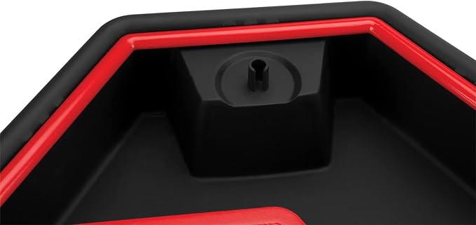 Performance Tool W4074 2 in 1 Drain Pan and Tool Caddy - Conveniently Collects Oil and Organizes Tools for Automotive Repairs
