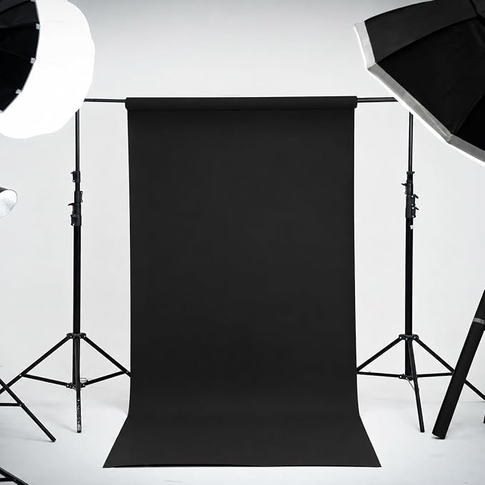 Kate Seamless Paper Backdrop Black Seamless Backdrop Paper Rolls