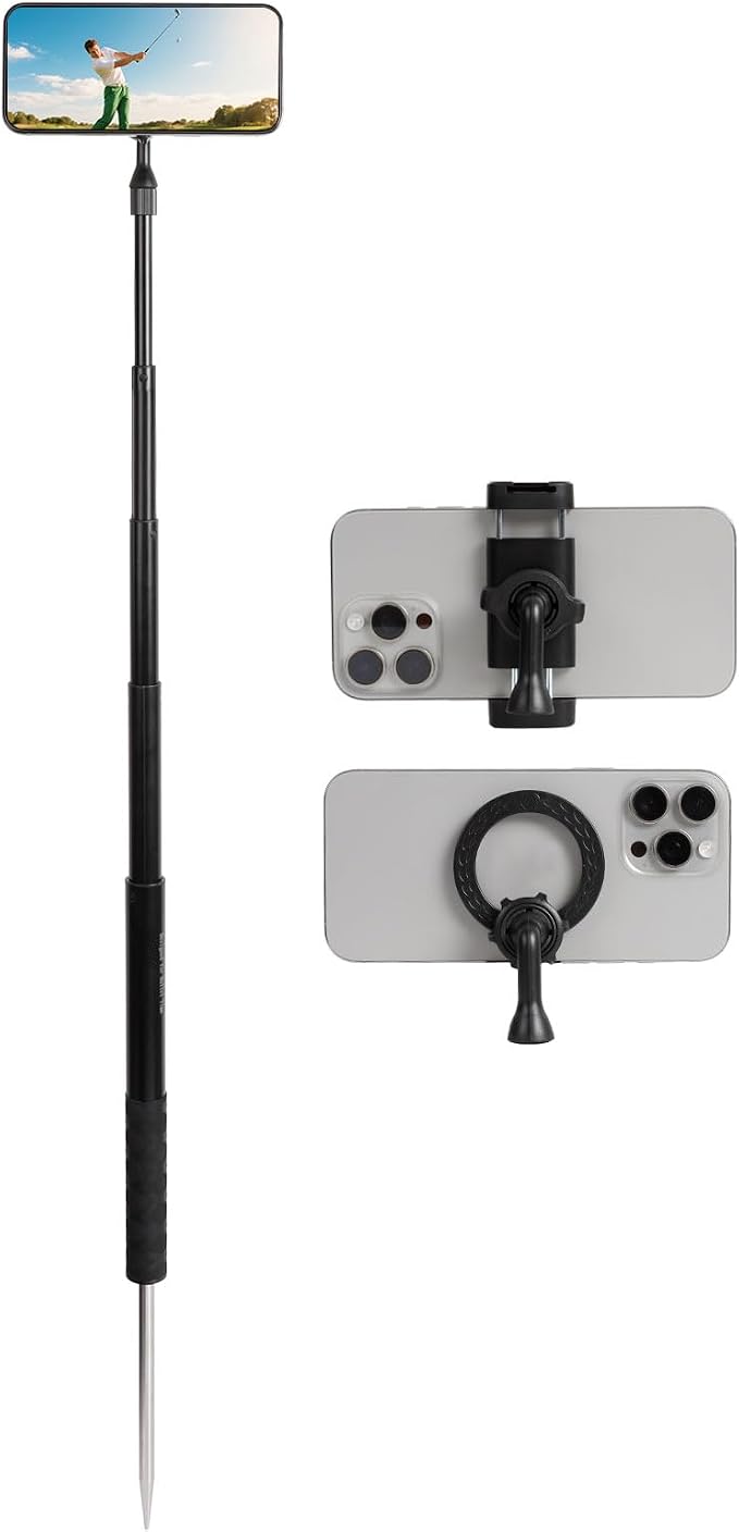 Ground Golf Monopod Phone Stand Holder