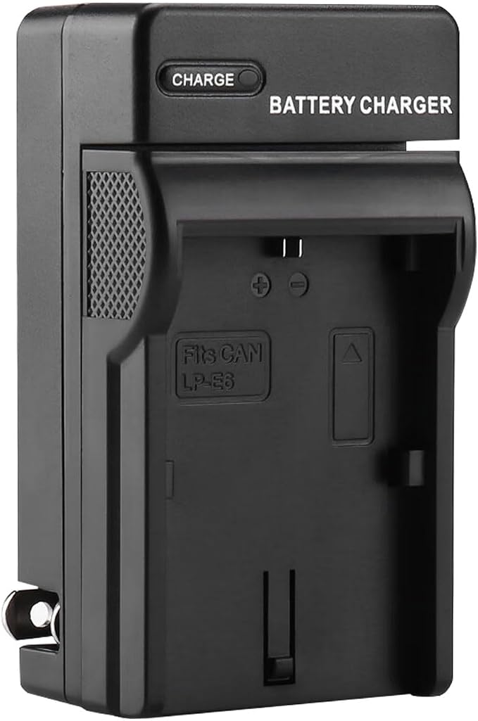 LP-E6 Battery Charger for Canon EOS 70D 80D 90D 6D 60D, 5D Mark IV, 6D Mark II