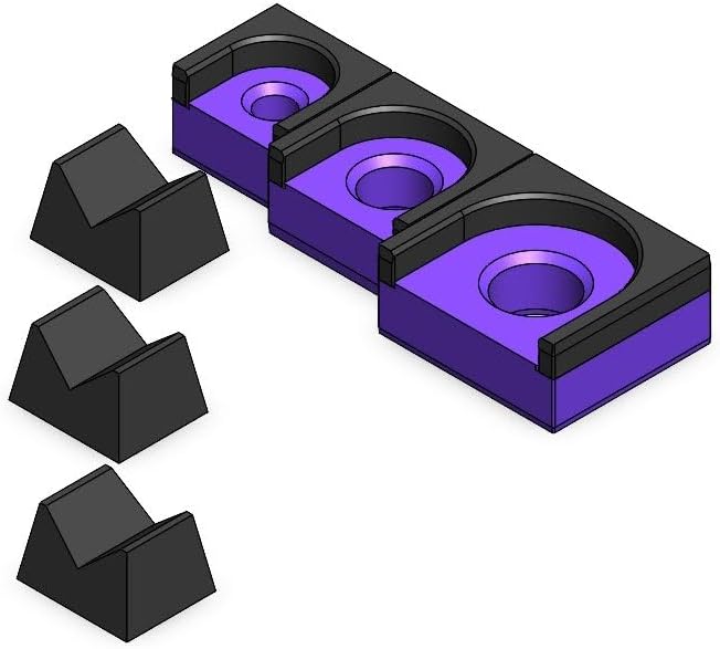 MagAttach Ratchet Organizer Kit (3 Piece Set, Purple/Black)