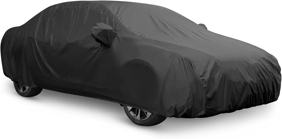 uxcell Car Cover Waterproof All Weather for Car, Full Car Cover Rain Sun Protection Universal Fit for Sedan 178''-185''
