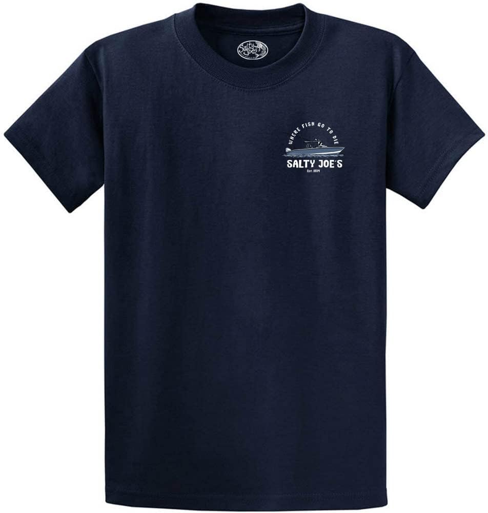 Salty Joes Men's Heavyweight Cotton Graphic T-Shirts - Available in Regular, Big & Tall Sizes