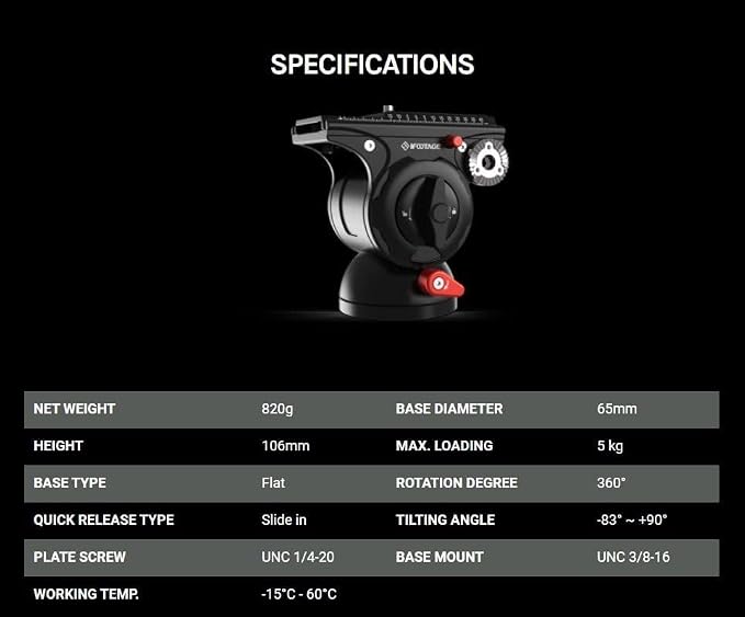 IFOOTAGE Monopod Cobra 3 Strike A150S+K5S, 1/4'' & 3/8'' Quick Release