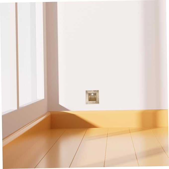 Motion Sensor Step Light Sleek Embedded Led Stair Lights for Use Soothing Warm Illumination for Aisles Staircases Hallways Versatile Safety Lighting