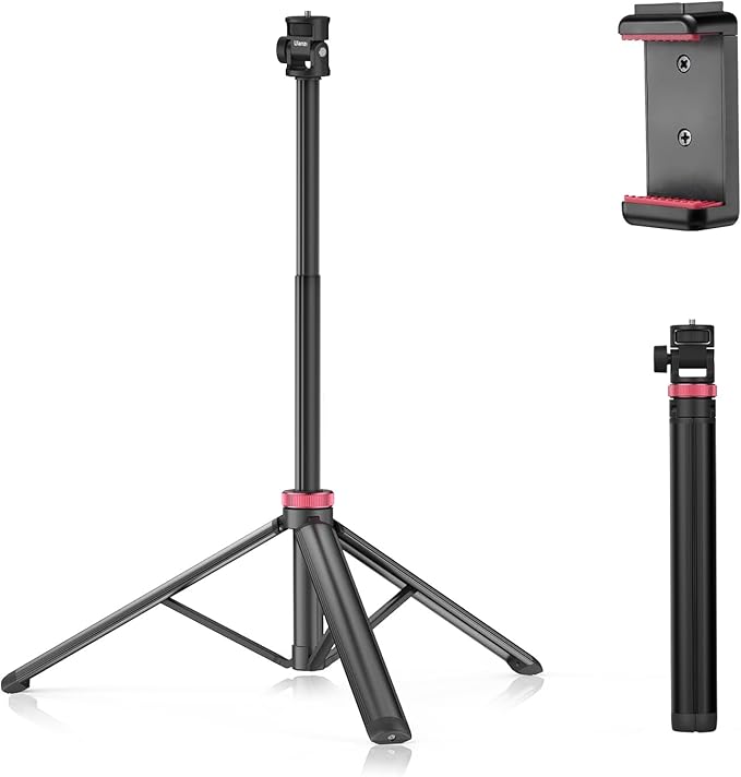ULANZI 81" Tall Tripod for Camera&Phone, Extendable Aluminum Light Stand