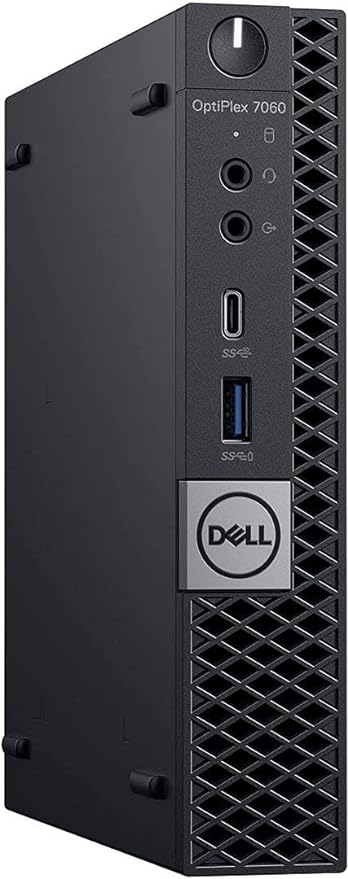 Dell Optiplex 7060 Micro MFF Desktop PC Intel i7-8700T 6-Cores 2.40GHz 32GB DDR4 New 1TB M.2 NVMe SSD WiFi BT HDMI New KB & Mouse Windows 11 Pro (Renewed)