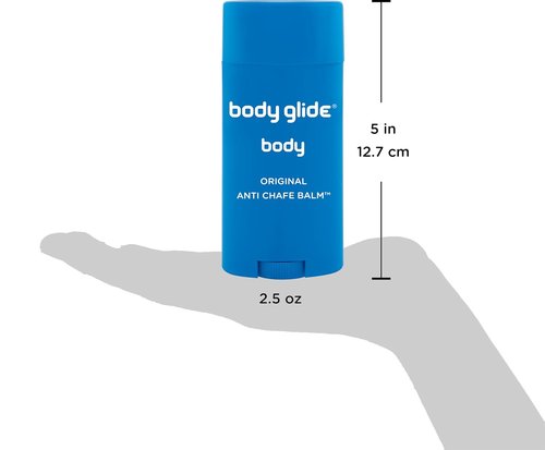 Body Glide Original Anti Chafe Balm - Prevent Chafing & Irritation for Arms, Chest, Thighs | 2.5oz
