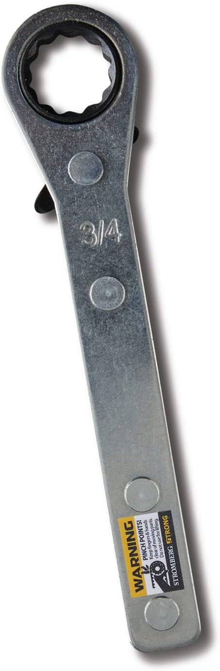 Stromberg Carlson JBP-T217.W Wrench for T-Chock - Replacement Wheel Chock Wrench for RV Stabilizers Heavy Duty T-Chock Tool for Tire Stabilization and Adjustment - Compatible with Stromberg RV Chocks