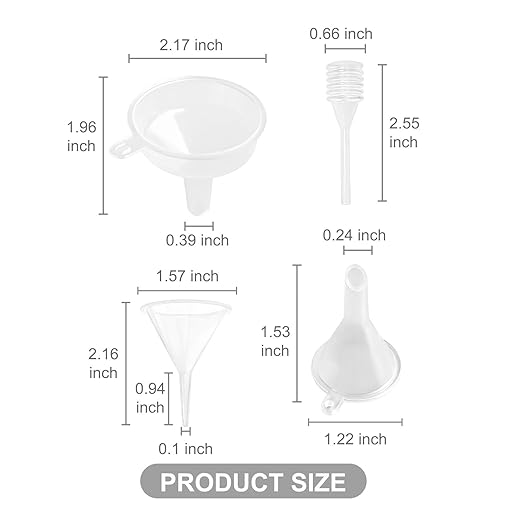 9Pcs Small Funnel with 2Pcs Droppers Set Tiny Mini Funnels for Kitchen Bottles Pet Souvenirs Essential Oils Filling Bottle Openings Convenient Powder and Water Transfer for Daily Use