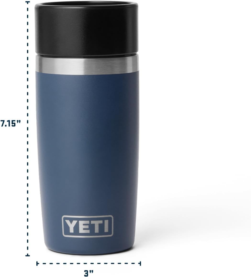 YETI Rambler 12 oz Travel Bottle - Stainless Steel, Vacuum Insulated, Leakproof Commuter Cap | Blue Camo