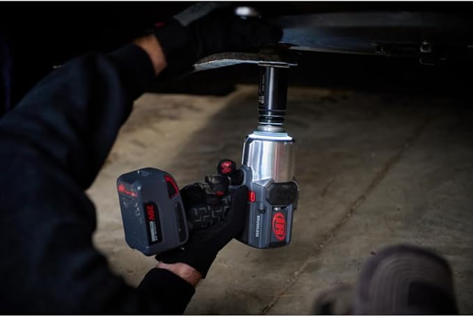 Ingersoll Rand W8191-K2 1" 20V Cordless Impact Wrench 2 Battery Kit, 2000 ft-lb Torque, Friction Ring Thru-hole, Pistol