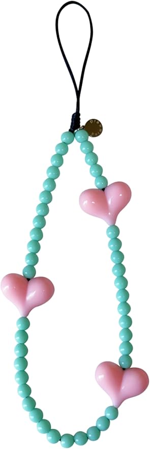Drawwind Phone Charm Beaded Wristlet Strap Universal Cell Phone Lanyard Cute