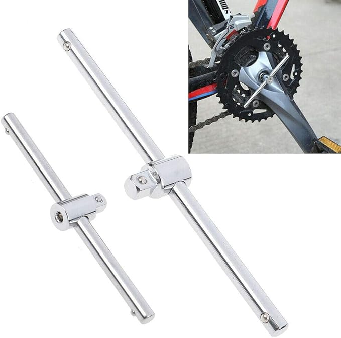 Utoolmart 3/8 Inch Drive Sliding Wrench Breaker Bar Adjustable T-Handle Socket Hand Tool 1Pcs