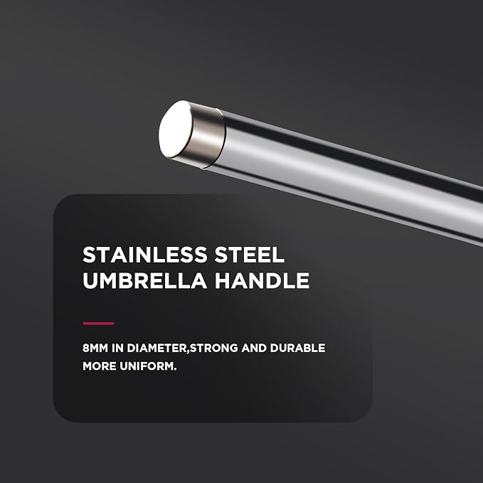 43" Black/Silver Reflective Umbrella Kit