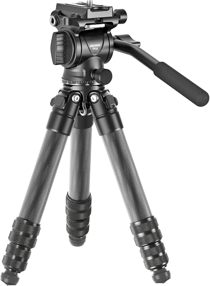 NEEWER Carbon Fiber Desktop Mini Tripod