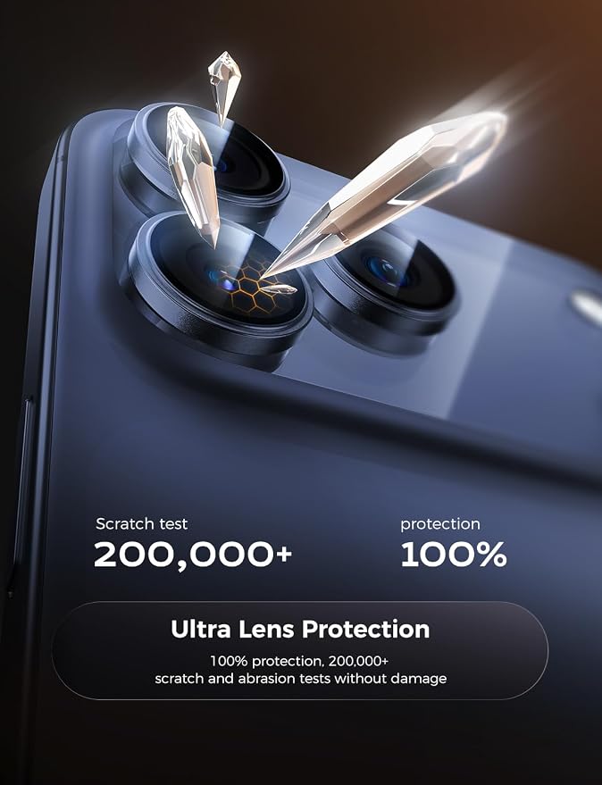 MAGIC JOHN for iPhone 17 Pro Max/17 Pro Camera Lens Protector 9H Aerospace