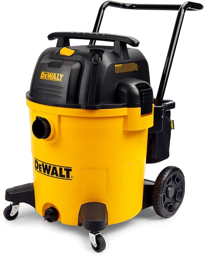 DEWALT 16 Gallon Poly Wet/Dry Vac/Acc & Workshop Wet Dry Vacuum Accessories WS25022A Extra Long Wet Dry Vacuum Hose, 2-1/2-Inch x 20-Feet Locking Wet Dry Vac Hose for Wet Dry Shop Vacuums