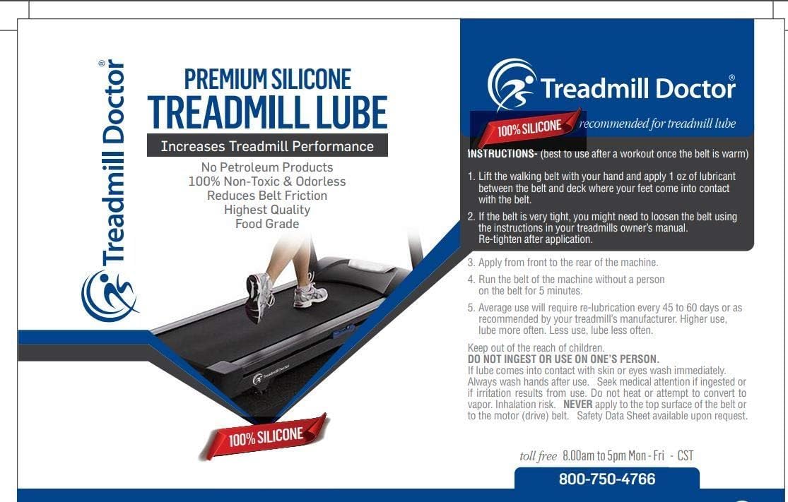 Treadmill Doctor Premium Walking Belt Lube - 4.1 Oz | Enhance Treadmill Performance