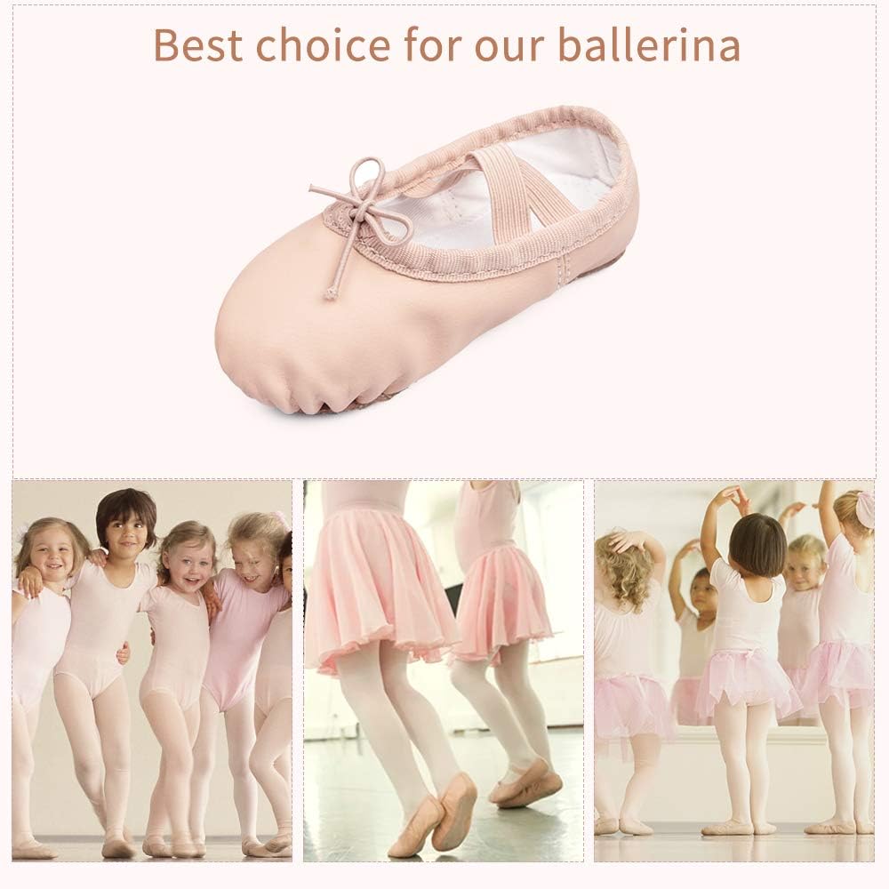Stelle Ballet Shoes - Soft Leather Slippers for Girls & Boys | Toddler to Big Kid Sizes