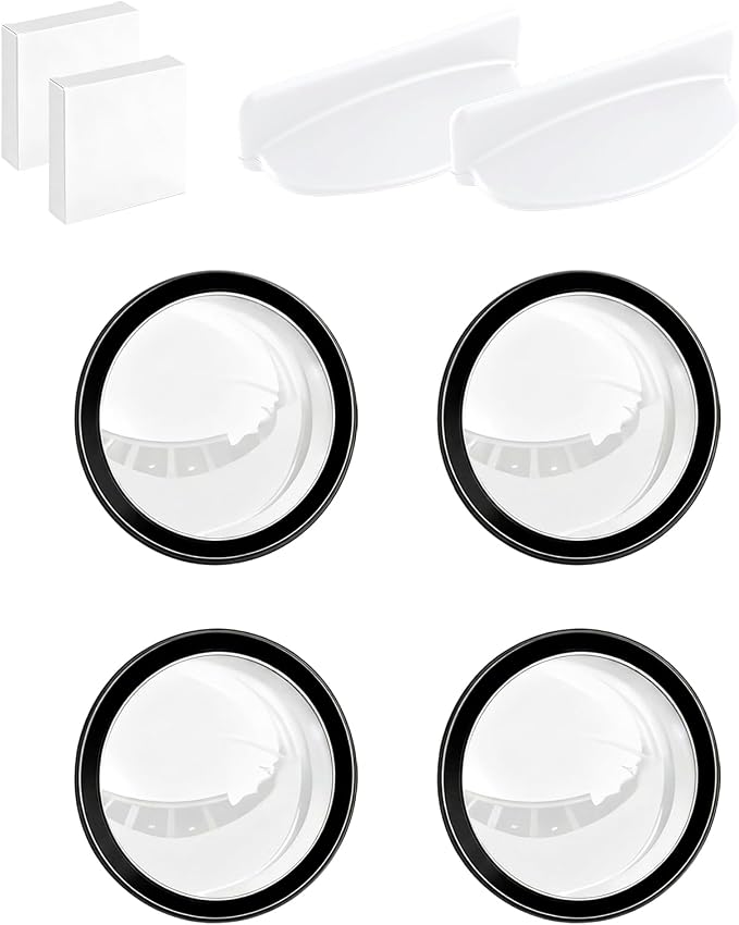 Car Camera Lens Protector 4-Pack + Backup Camera Rain Shield 2-Pack,