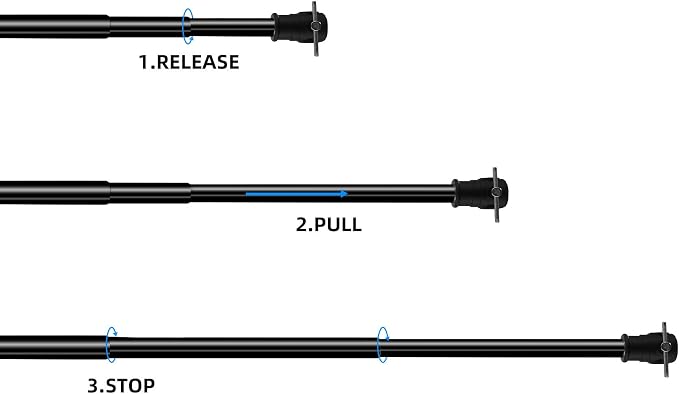 Pro Telescopic Background Support Cross Arm Crossbar, Heavy Duty Adjustable