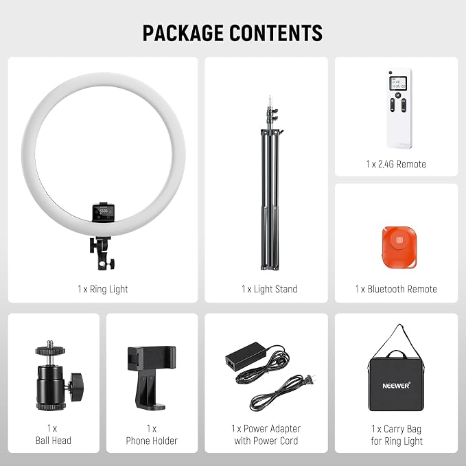 NEEWER Advanced 18" LED Ring Light