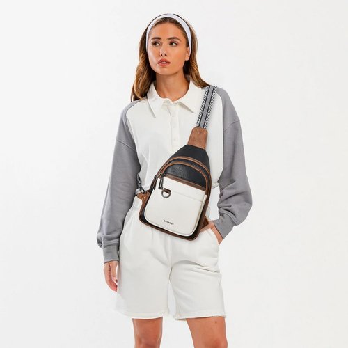 Leresas 7L Sling Bag - Vegan Leather Crossbody Purse | Anti-Theft Travel Backpack for Men & Women
