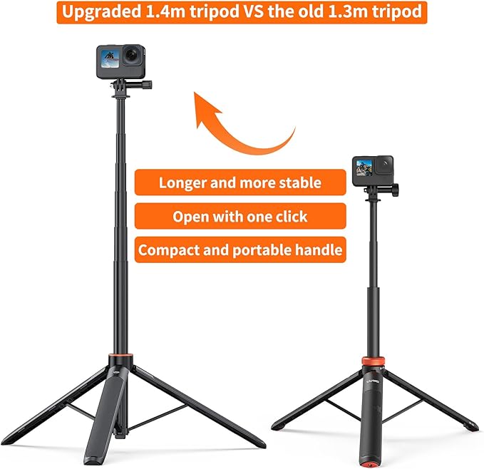 VRIG TP21 54inch Telescopic Selfie Stick Long
