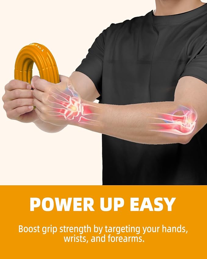 Flex Therapy Bar,Tennis Elbow Therapy Bar, Flexbar for Physical Therapy & Resistance Bar for Golfers Elbow,Tendinitis,Wrist,Forearms Pain, Improve Grip Strength and Relieve Pain