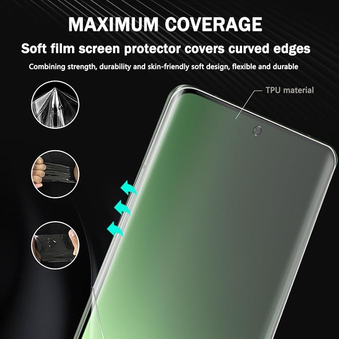 3+2 Pack Screen Protector for Xiaomi 13 Ultra Flexible TPU Film