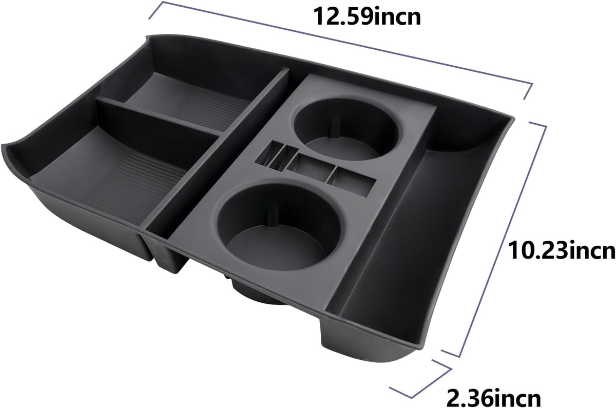 2025 Palisade Lower Console Organizer for 2020 2021 2022 2023 2024 2025 Hyundai Palisade SE/SEL/XRT/Limited/Calligraphy Under Armrest Organizer Insert Tray w/Cup Holder 2025 Palisade Accessories