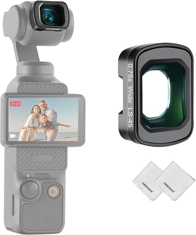 NEEWER 0.75x 108° FOV Wide Angle Lens Compatible
