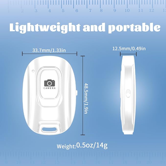 MAIRAN Rechargeable Wireless Camera Remote Shutter