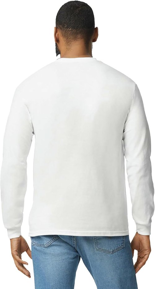 Gildan Heavy Cotton Long Sleeve T-Shirt - Comfortable 2-Pack in Classic Colors